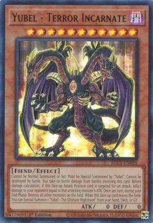 Yubel - Terror Incarnate (Silver) - BLC1-EN028 - Ultra Rare - 1st Edition