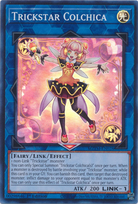 Trickstar Colchica - MZTM-EN028 - Super Rare - 1st Edition