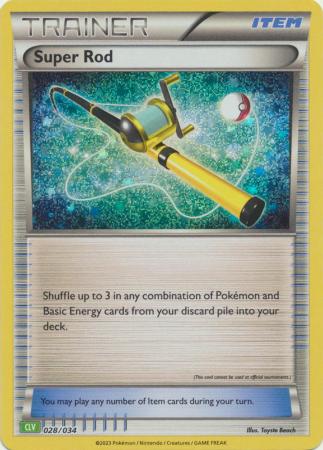 Super Rod (CLV) - 028/034 - Holo Promo