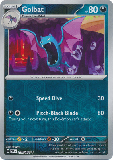 Golbat - 028/064 - Common - Reverse Holo