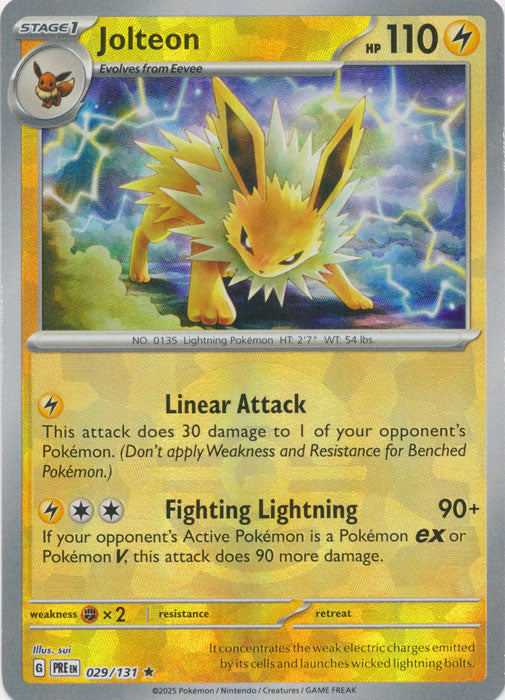 Jolteon (Poke Ball Pattern) - 029/131 - Rare