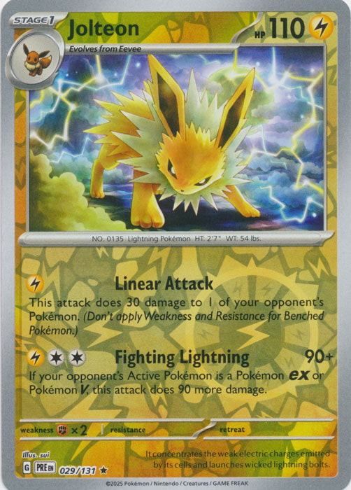Jolteon - 029/131 - Rare - Reverse Holo