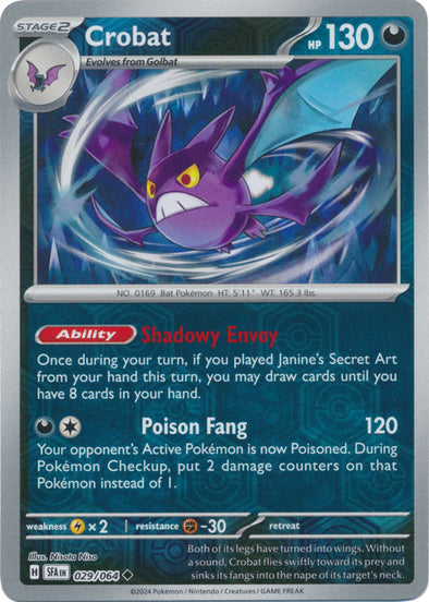 Crobat - 029/064 - Uncommon - Reverse Holo