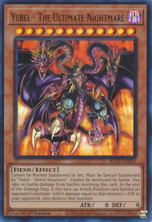 Yubel - The Ultimate Nightmare (Silver) - BLC1-EN029 - Ultra Rare - 1st Edition