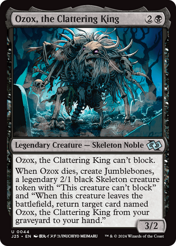 Ozox, the Clattering King (J25)