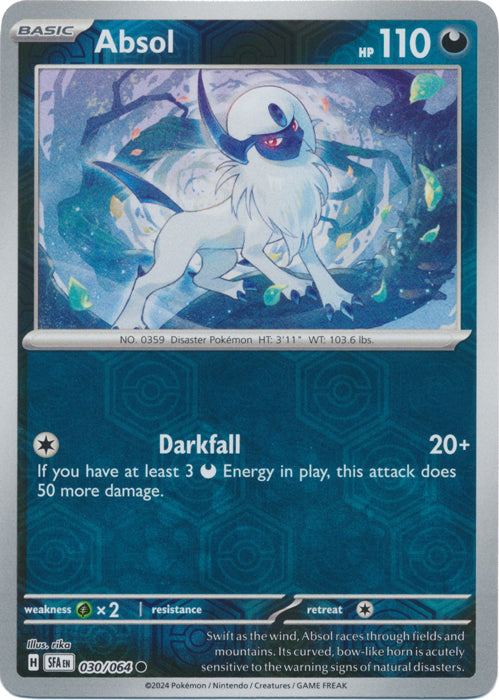 Absol - 030/064 - Common - Reverse Holo