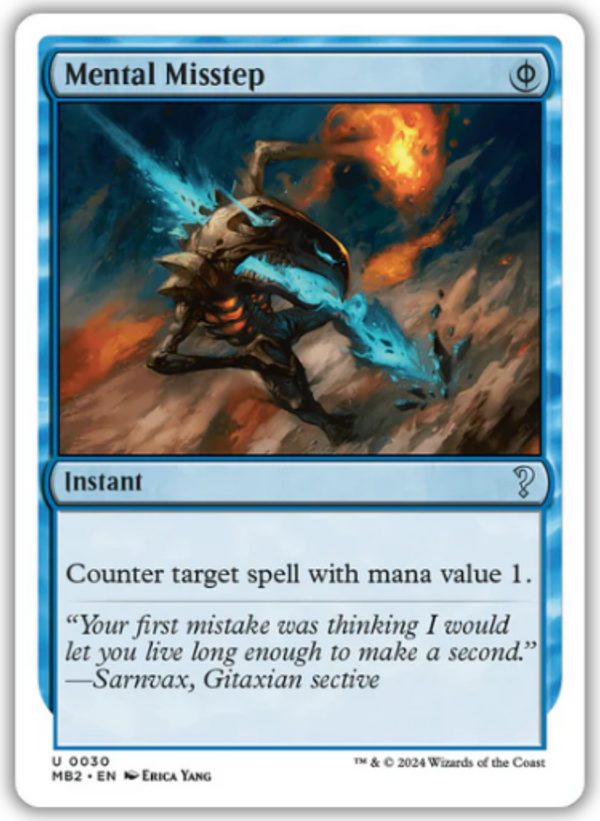 Mental Misstep (MB2)