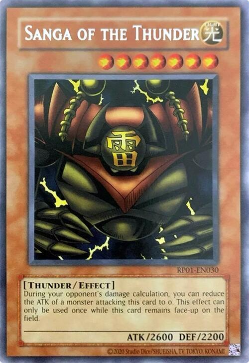 Sanga of the Thunder (2020 Date Reprint) - RP01-EN030 - Rare