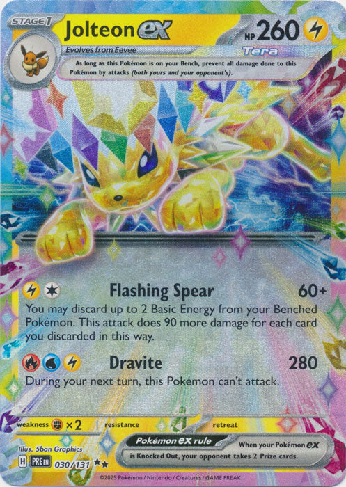 Jolteon ex - 030/131 - Double Rare