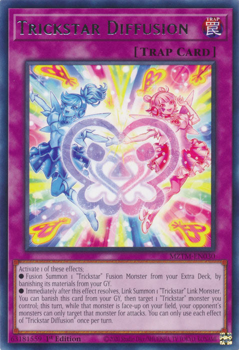Trickstar Diffusion - MZTM-EN030 - Rare - 1st Edition