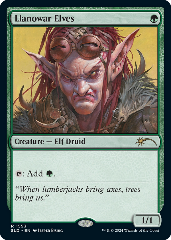 Llanowar Elves - Artist Series: Jesper Ejsing (SLD)