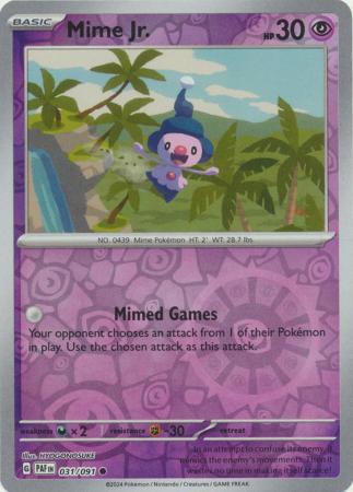 Mime Jr. - 031/091 - Common - Reverse Holo