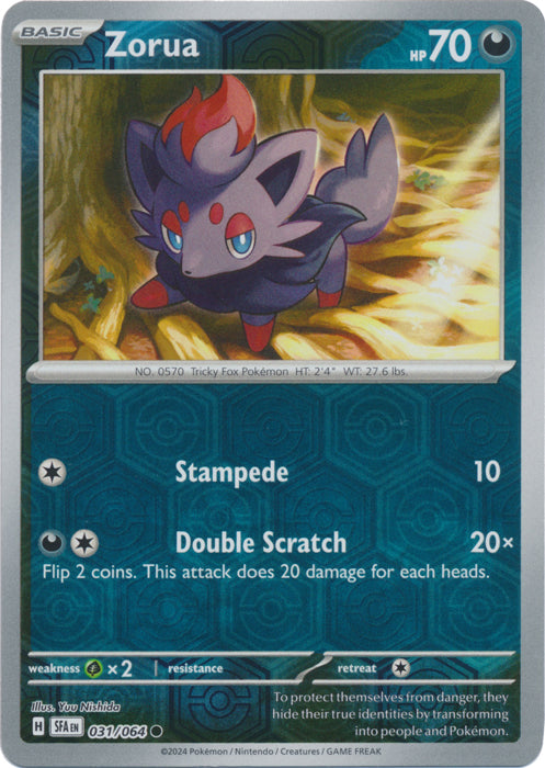 Zorua - 031/064 - Common - Reverse Holo