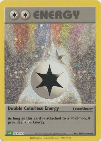 Double Colorless Energy (CLV) - 032/034 - Holo Promo