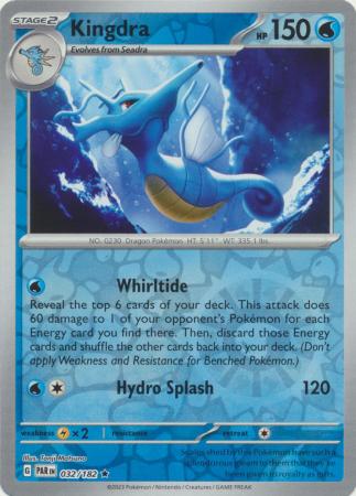 Kingdra - 032/182 - Rare - Reverse Holo available at 401 Games Canada