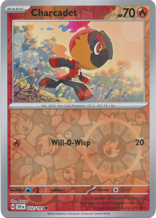 Charcadet - 032/191 - Common - Reverse Holo