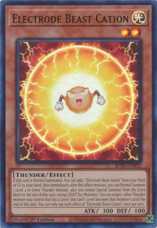 Electrode Beast Cation - BLTR-EN032 - Ultra Rare - 1st Edition