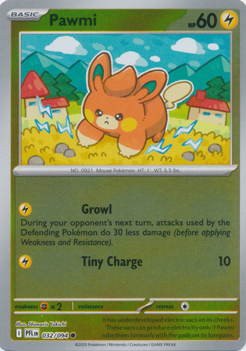 Pawmi - 032/094 - Common - Reverse Holo