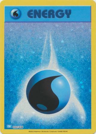 Basic Water Energy - 033/034 - Holo Promo