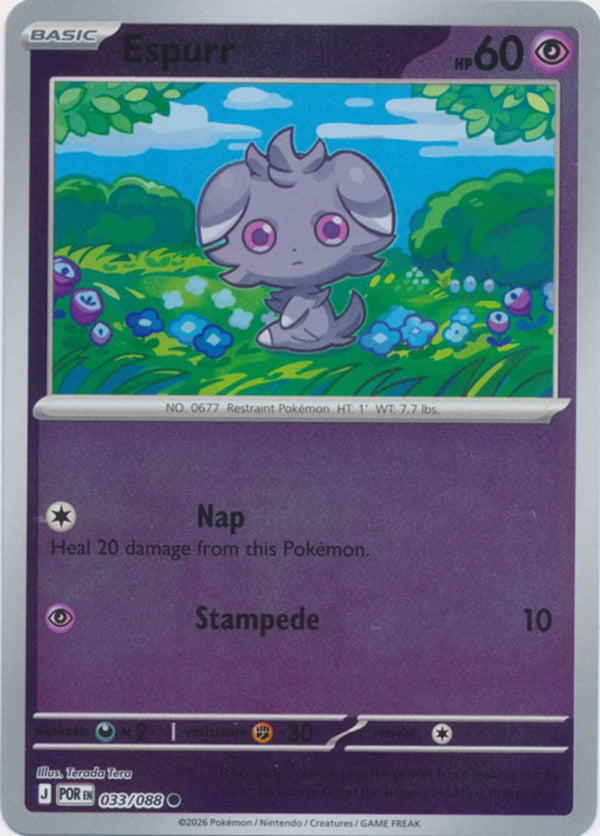 Espurr - 033/088 - Common - Reverse Holo