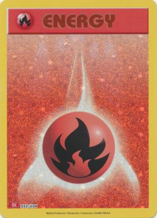 Basic Fire Energy - 033/034 - Holo Promo