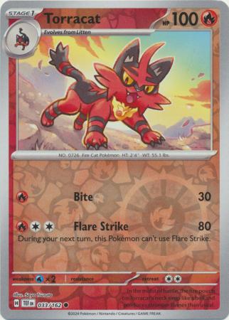 Torracat - 033/162 - Common - Reverse Holo