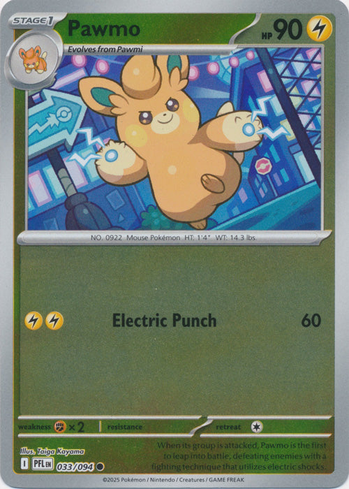 Pawmo - 033/094 - Common - Reverse Holo