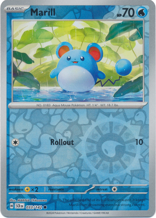 Marill - 033/142 - Common - Reverse Holo