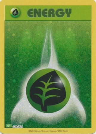 Basic Grass Energy - 033/034 - Holo Promo