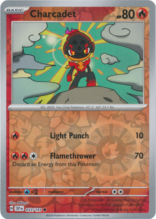 Charcadet - 033/191 - Common - Reverse Holo