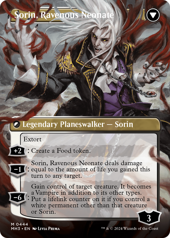 Sorin of House Markov // Sorin, Ravenous Neonate - Borderless (MH3)