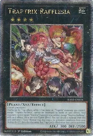 Traptrix Rafflesia - RA02-EN034 - Quarter Century Secret Rare - 1st Edition