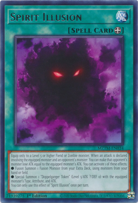 Spirit Illusion - MZTM-EN034 - Rare - 1st Edition