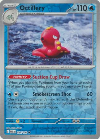 Octillery - 034/182 - Common - Reverse Holo available at 401 Games Canada