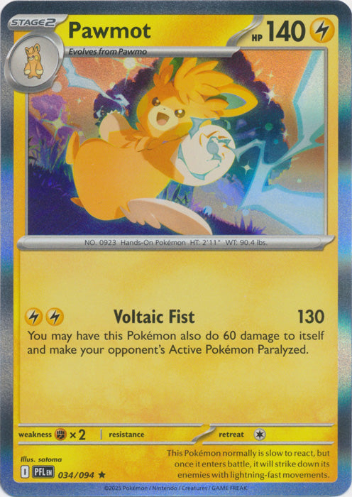 Pawmot - 034/094 - Rare