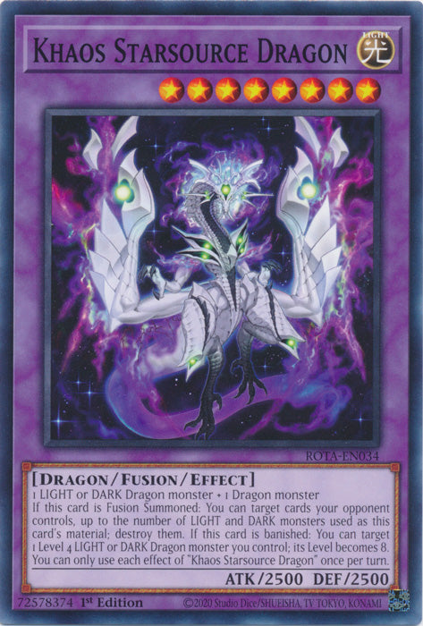 Khaos Starsource Dragon - ROTA-EN034 - Common - 1st Edition