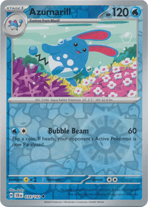 Azumarill - 034/142 - Uncommon - Reverse Holo