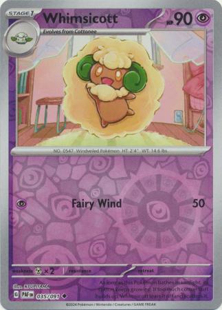 Whimsicott - 035/091 - Uncommon - Reverse Holo