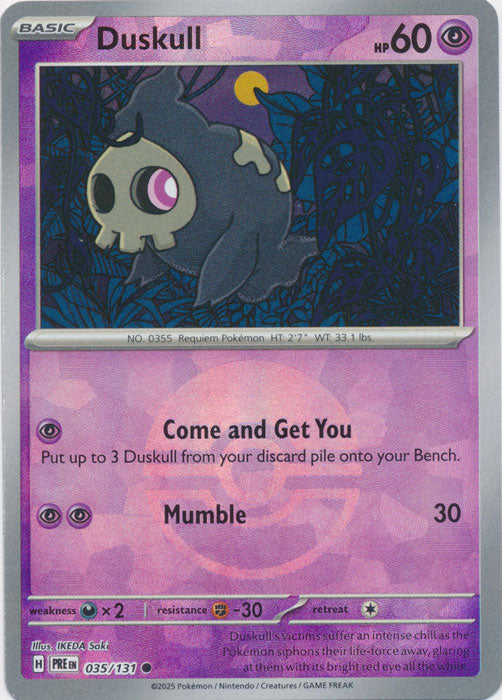 Duskull (Poke Ball Pattern) - 035/131 - Common