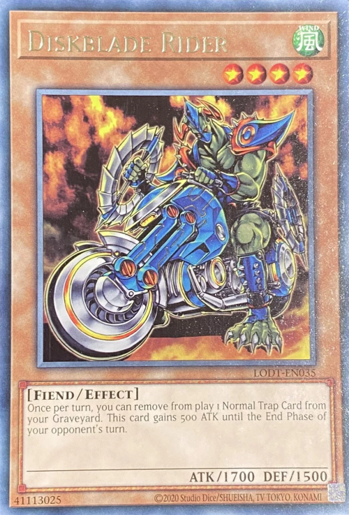 Diskblade Rider (2020 Date Reprint) - LODT-EN035 - Rare