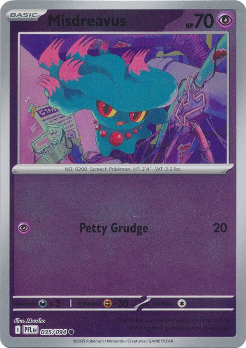 Misdreavus - 035/094 - Common - Reverse Holo