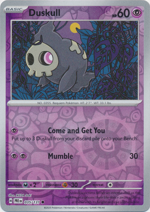 Duskull - 035/131 - Common - Reverse Holo