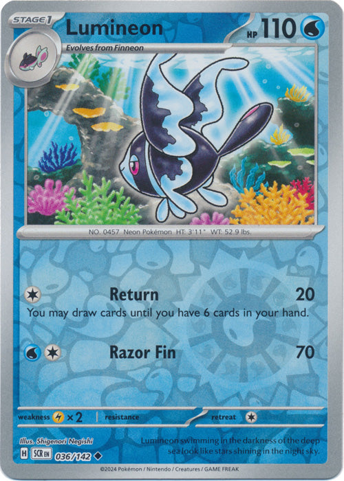 Lumineon - 036/142 - Uncommon - Reverse Holo