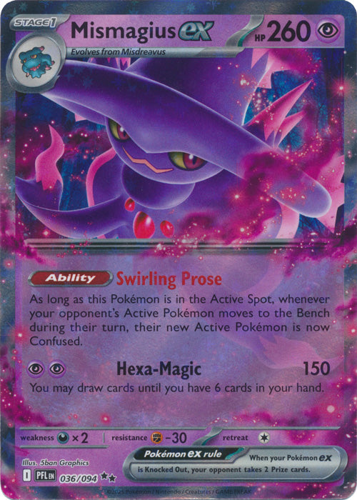 Mismagius ex - 036/094 - Double Rare