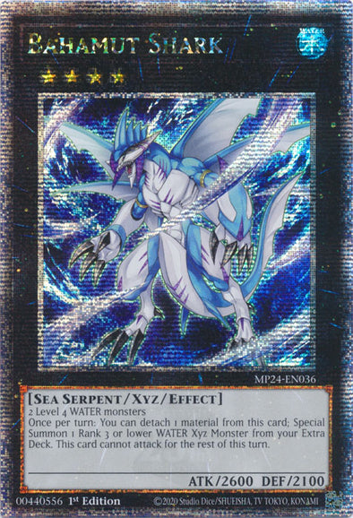 Bahamut Shark - MP24-EN036 - Quarter Century Secret Rare - 1st Edition