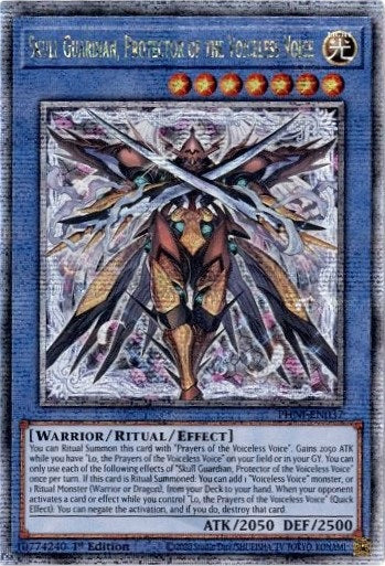 Skull Guardian, Protector of the Voiceless Voice - PHNI-EN037 - Quarter Century Secret Rare - 1st Edition