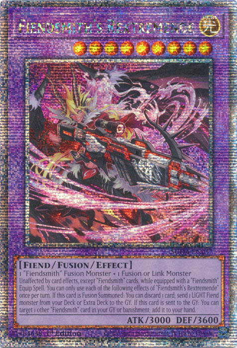 Fiendsmith's Rextremende - SUDA-EN037 - Quarter Century Secret Rare - 1st Edition