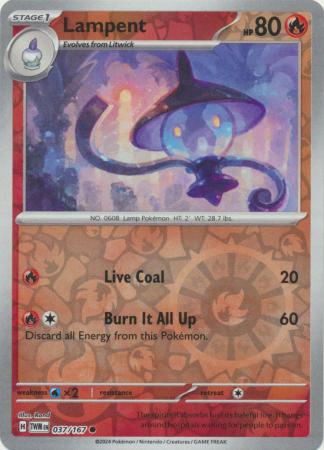 Lampent - 037/167 - Common - Reverse Holo