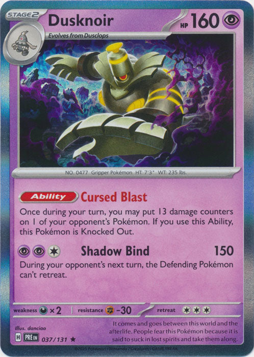 Dusknoir - 037/131 - Rare