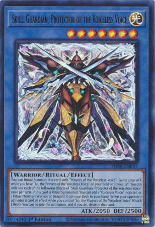 Skull Guardian, Protector of the Voiceless Voice - PHNI-EN037 - Ultra Rare - 1st Edition